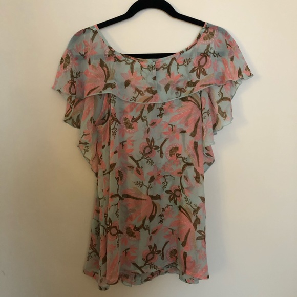 H&M Ruffled, Drapey Blouse - Picture 2 of 6